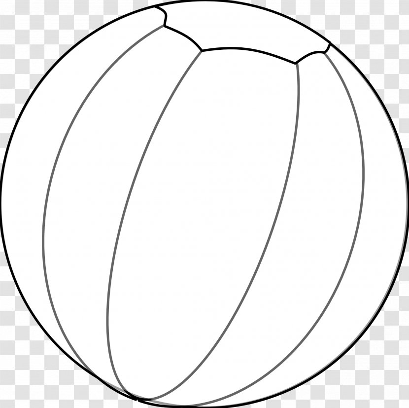 Black And White Circle Monochrome Photography Drawing - Ball - Beach Transparent PNG