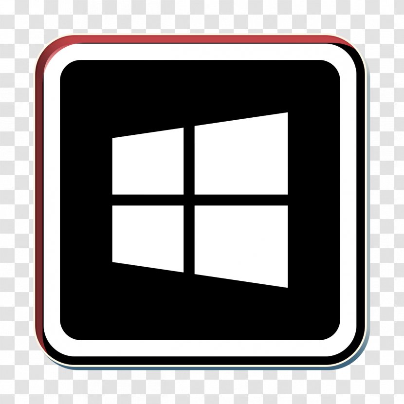 Media Icon Social Windows - Rectangle Logo Transparent PNG