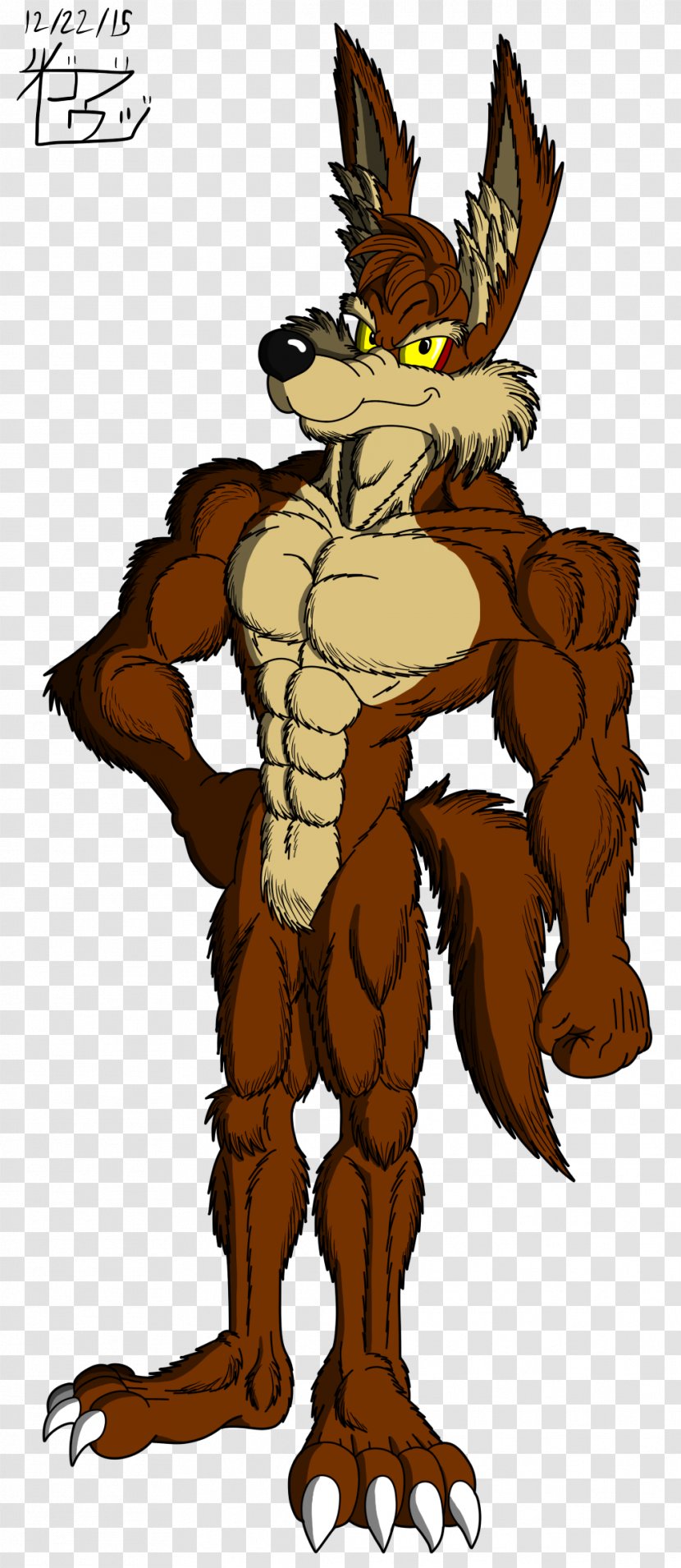 Wile E. Coyote And The Road Runner Carnivora Looney Tunes Muscle - Tail - Mythical Creature Transparent PNG