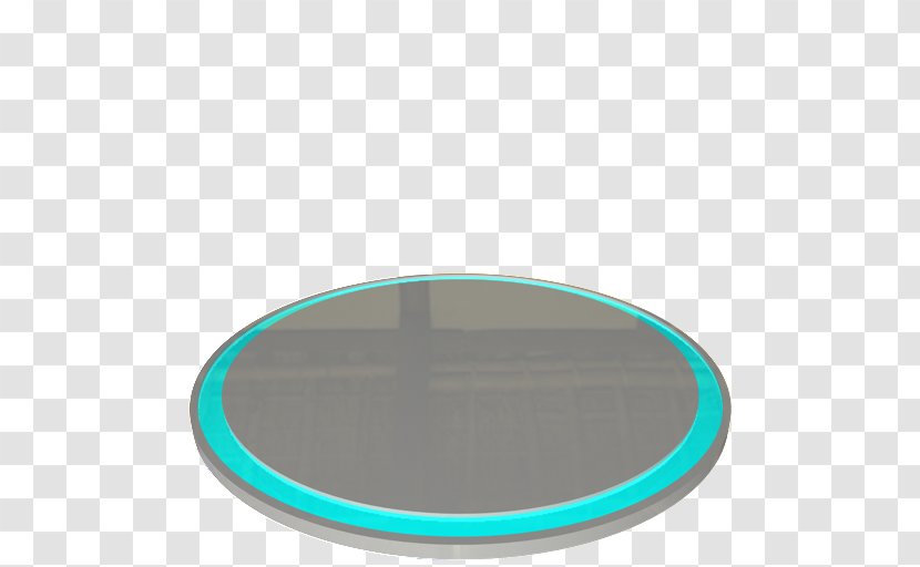 Turquoise Oval - Blue - Design Transparent PNG