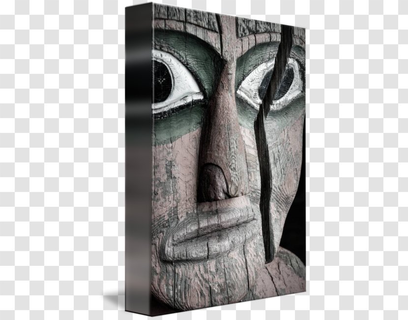 Wrangell Sculpture Gallery Wrap Totem Pole Canvas - Printing Transparent PNG
