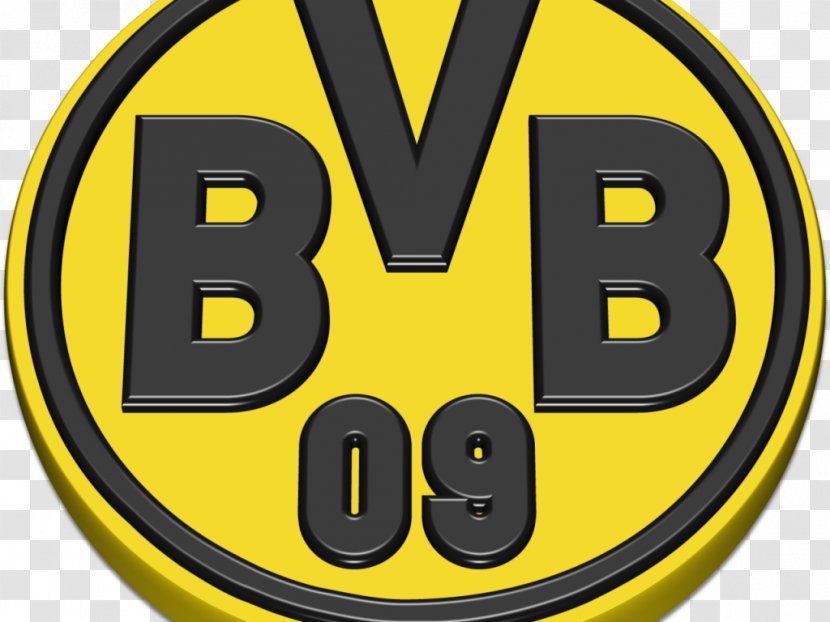 Borussia Dortmund Logo Sign Mascot - Display Resolution - Text Transparent PNG