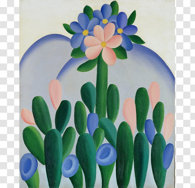Blue Flower Petal Plant Flowerpot - Cake Decorating Supply Ceramic Transparent PNG