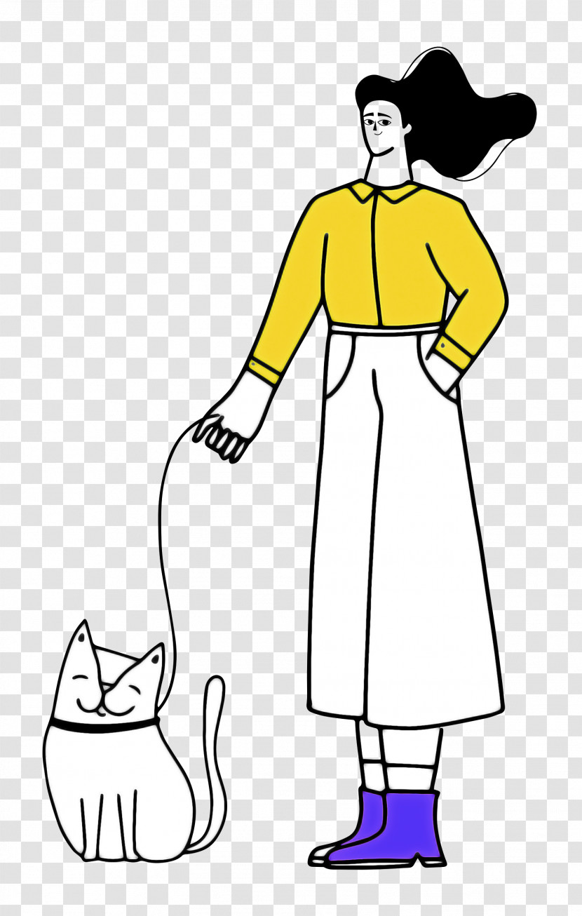 Walking The Cat Transparent PNG