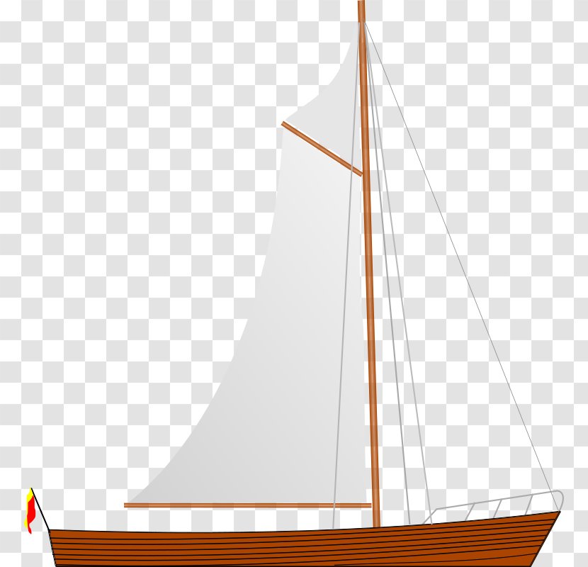 Sailboat Yawl Skipjack Clip Art - Vehicle - Sail Transparent PNG