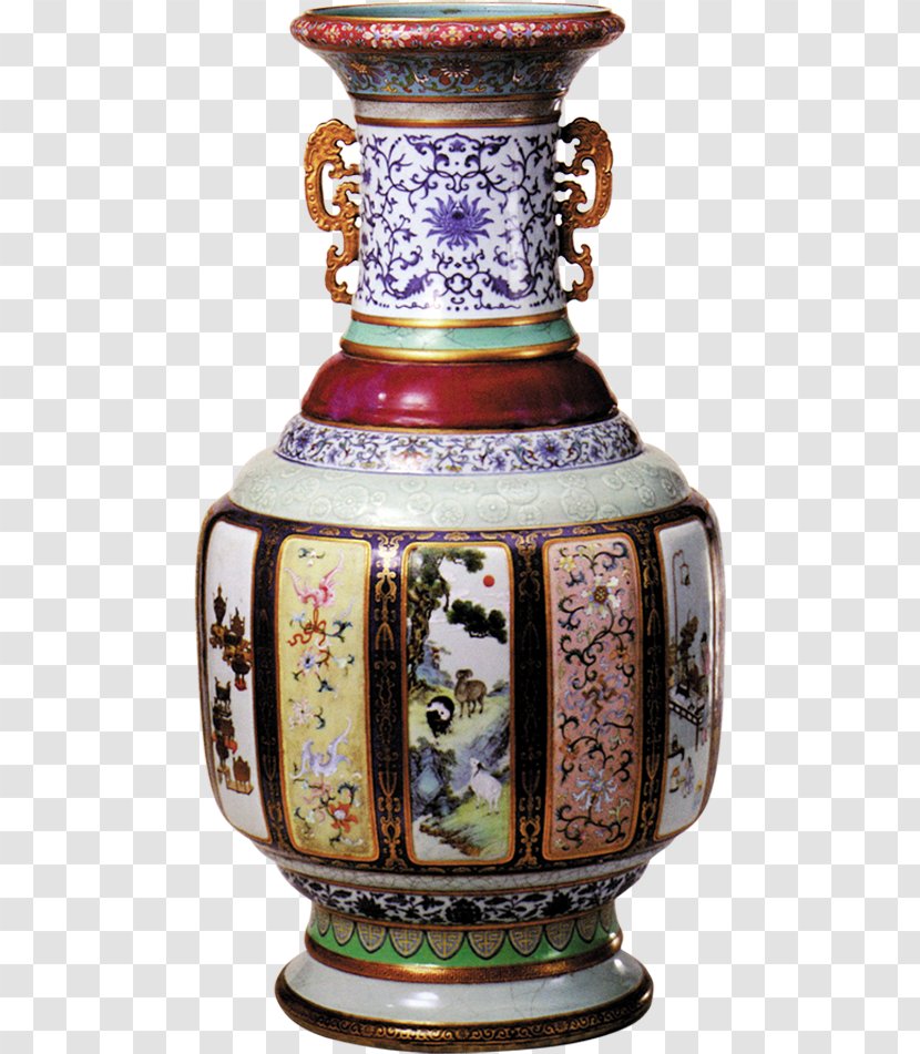 Jingdezhen Porcelain National Palace Museum Forbidden City Collections Of The - Qianlong Emperor - Onglaze Decoration Transparent PNG