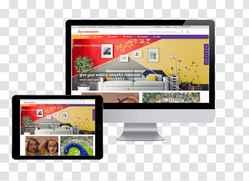Asian Paints Ltd E-commerce Personalization Display Advertising Computer Monitors - Electronics - System Loading Transparent PNG