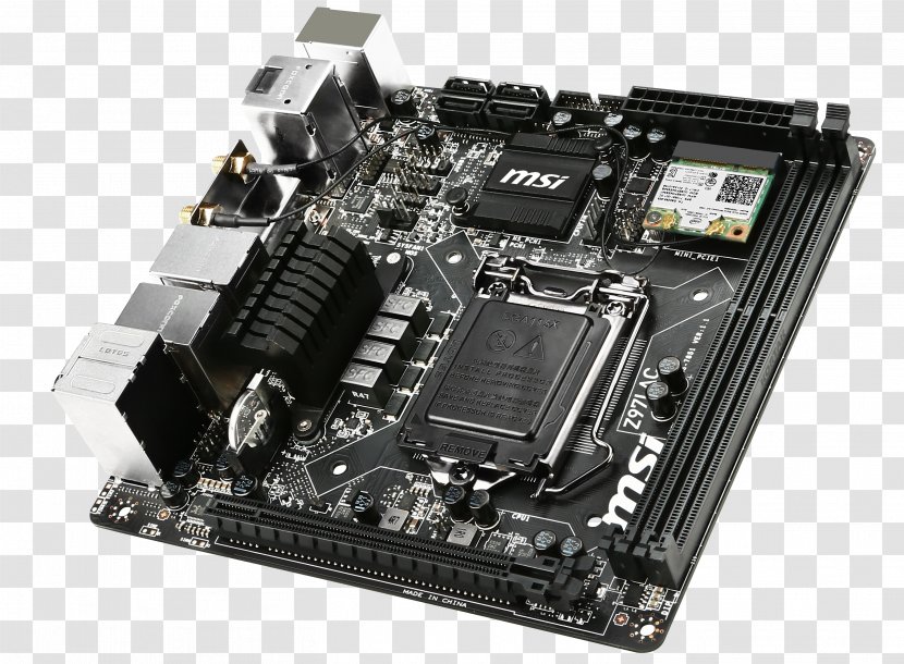 Intel LGA 1150 Mini-ITX Motherboard CPU Socket - Ddr3 Sdram - Mini Transparent PNG
