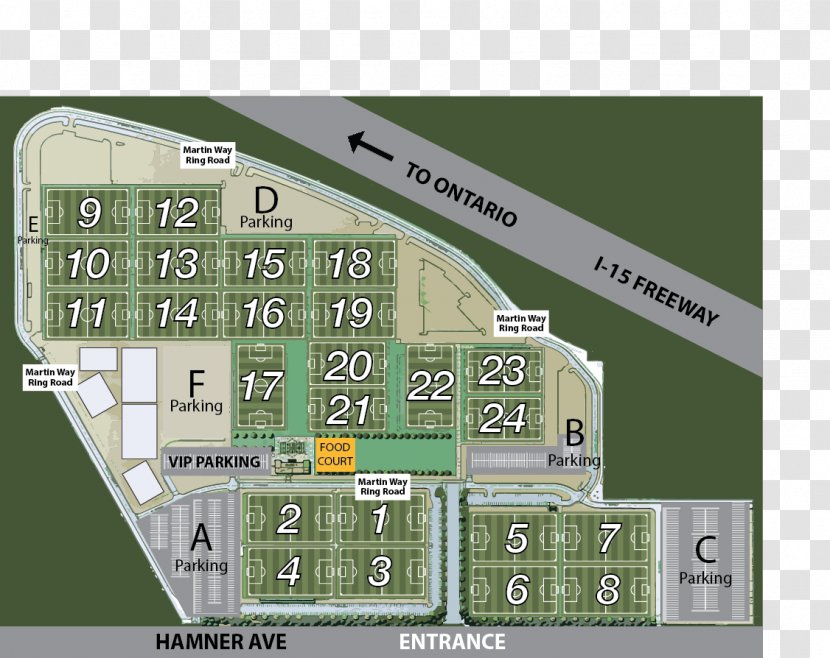 San Bernardino Soccer Complex Silverlakes Sports Map Football - Silver Lake Transparent PNG
