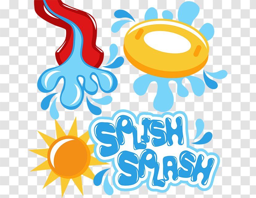 Splish Splash Water Park Clip Art Openclipart - Logo - Drops Transparent PNG