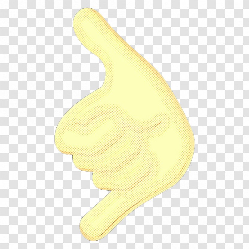 Yellow Finger Nose Hand Thumb - Gesture Transparent PNG