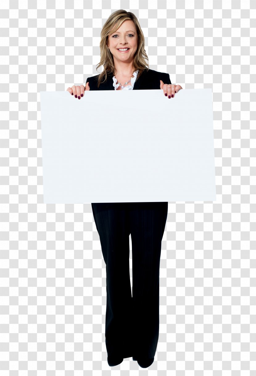 Woman Advertising Web Banner - Frame - Billboard Transparent PNG