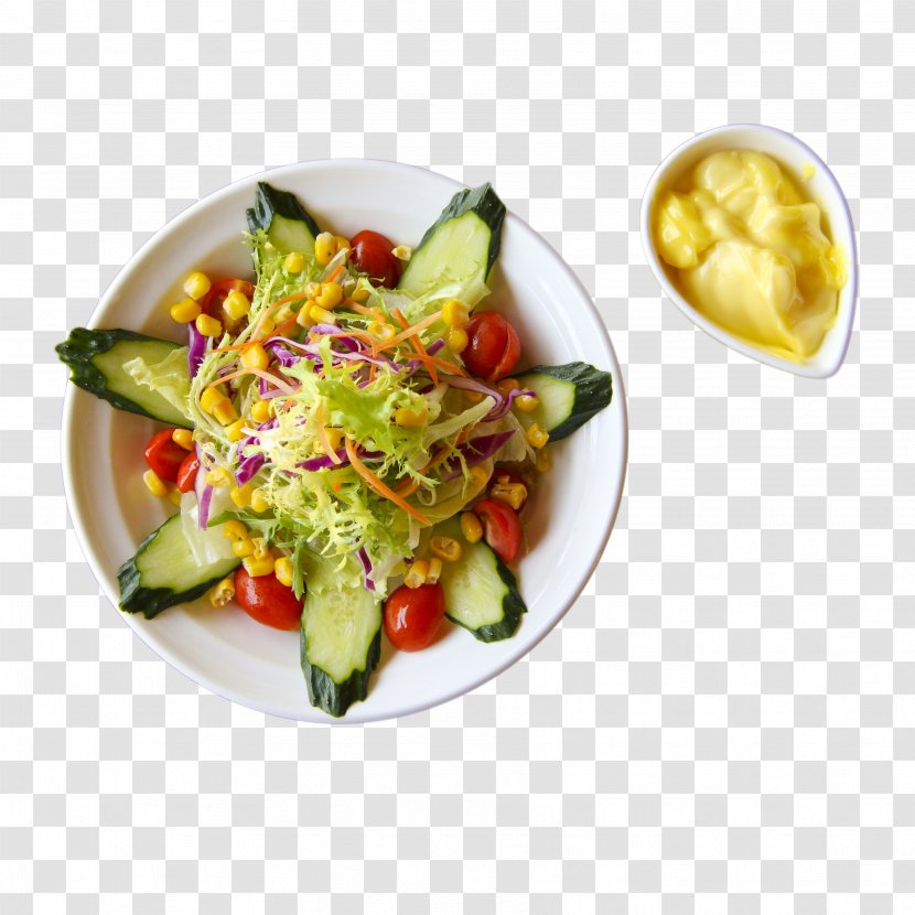 Vegetarian Cuisine Food Very-low-calorie Diet Meal - Condiment - Salad Dressings Transparent PNG