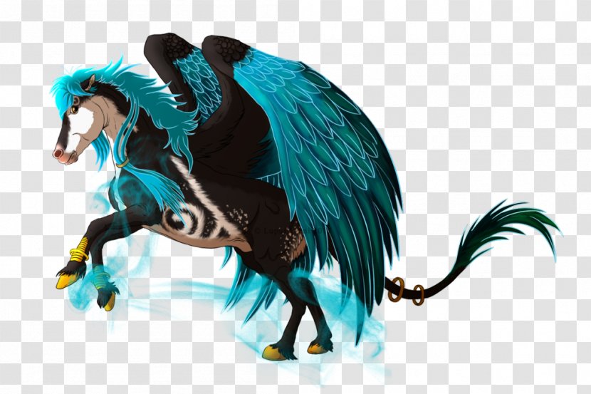 Horse Illustration Microsoft Azure Feather Legendary Creature - Organism Transparent PNG