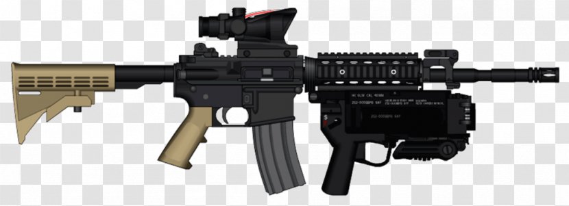 Close Quarters Battle Receiver M4 Carbine Firearm SOPMOD Heckler & Koch HK416 - Heart - Weapon Transparent PNG