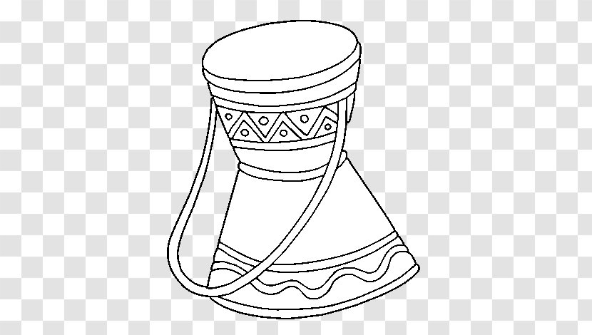 Colouring Pages Coloring Book Djembe Drum Musical Instruments - Frame - African Transparent PNG