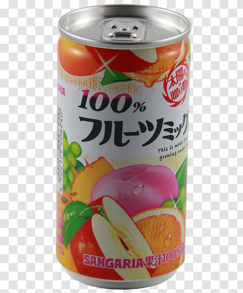 Fruit Mixed Juice Tin Can Sangaria Flavor - Casks Rice Transparent PNG
