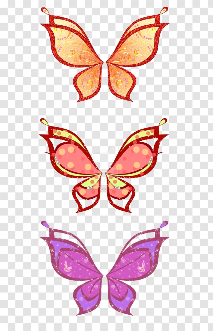 Brush-footed Butterflies Moth Clip Art Illustration Pattern - Rtv Pink - Believix Vector Transparent PNG