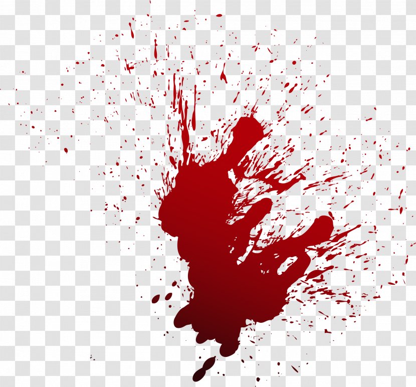 Blood - Red - Spray Transparent PNG