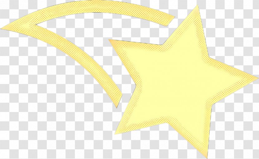 Yellow Star - Triangle Transparent PNG