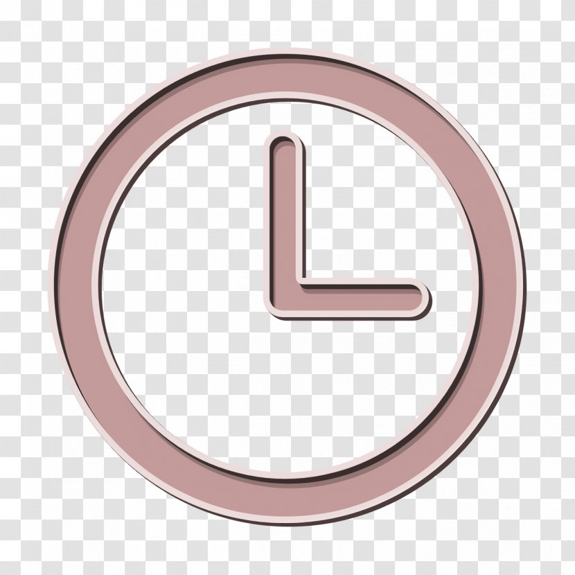 Icon Clock - Metal - Trademark Transparent PNG