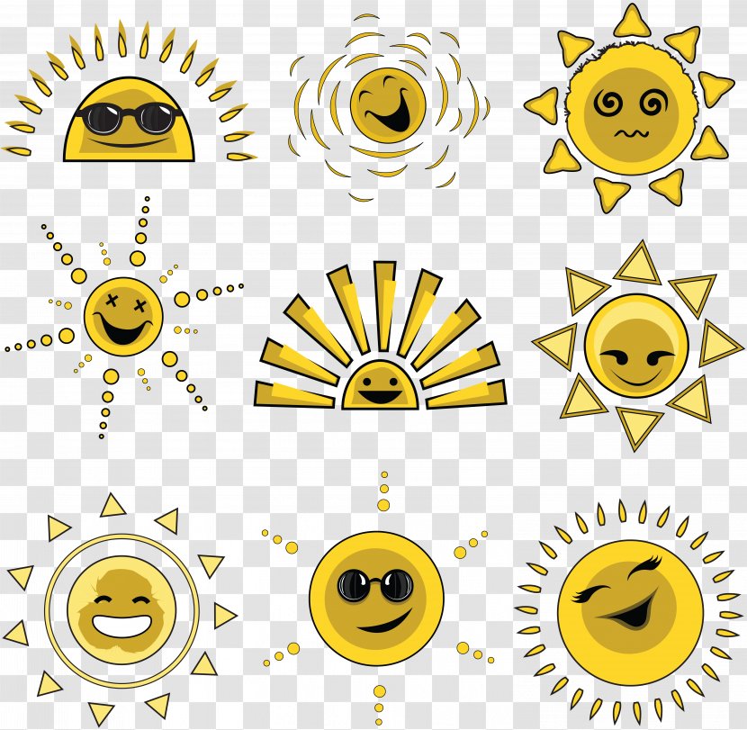 Cartoon Graphic Design - Flower - Sun Rays Transparent PNG