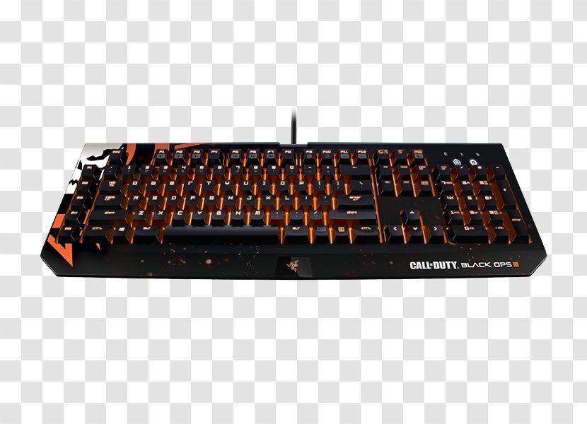 Computer Keyboard Mouse Razer BlackWidow Chroma X Gaming Keypad - Black Ops 4 Transparent PNG