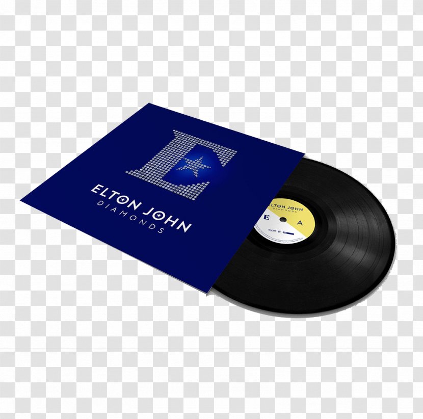 Diamonds Phonograph Record LP Goodbye Yellow Brick Road Wonderful Crazy Night - Silhouette - Elton John Transparent PNG