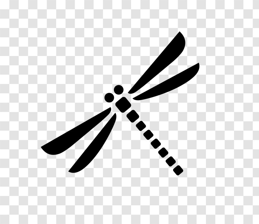 Product Design Clip Art Line - Dragonflies And Damseflies - Blackandwhite Transparent PNG
