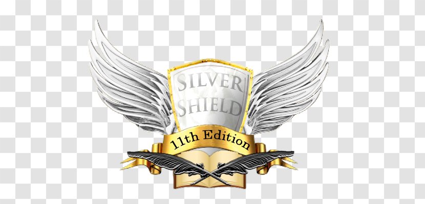 Logo Emblem Brand Badge Golden Eagle - Silver Shield Transparent PNG
