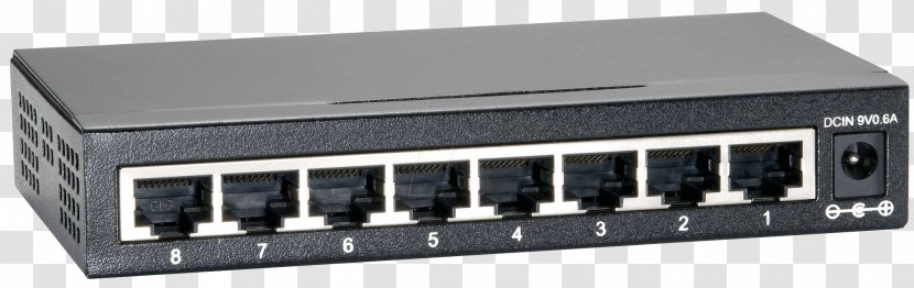 Ethernet Hub Network Switch Local Area Gigabit - Cards Adapters - Computer Transparent PNG