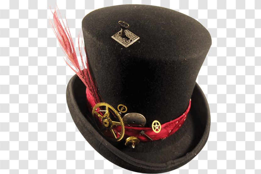 Top Hat Steampunk Formal Wear Mad Hatter - Cap Transparent PNG