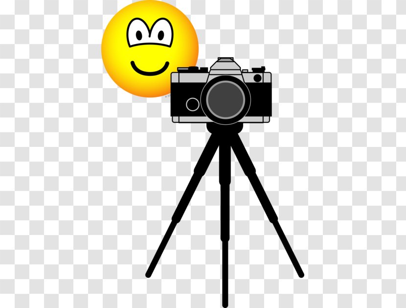 Emoticon Smiley Photography - View Camera - Tripod Transparent PNG