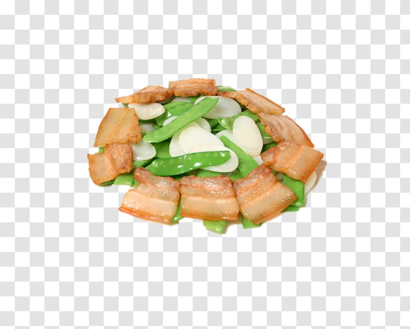 Vegetarian Cuisine Shuizhu Fried Rice Bacon Nian Gao - Pork - Cake Image Transparent PNG