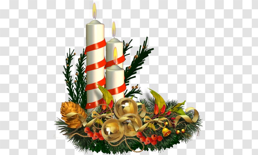 Snegurochka Ded Moroz Christmas Ornament Clip Art - Decoration - Burning Candles Transparent PNG