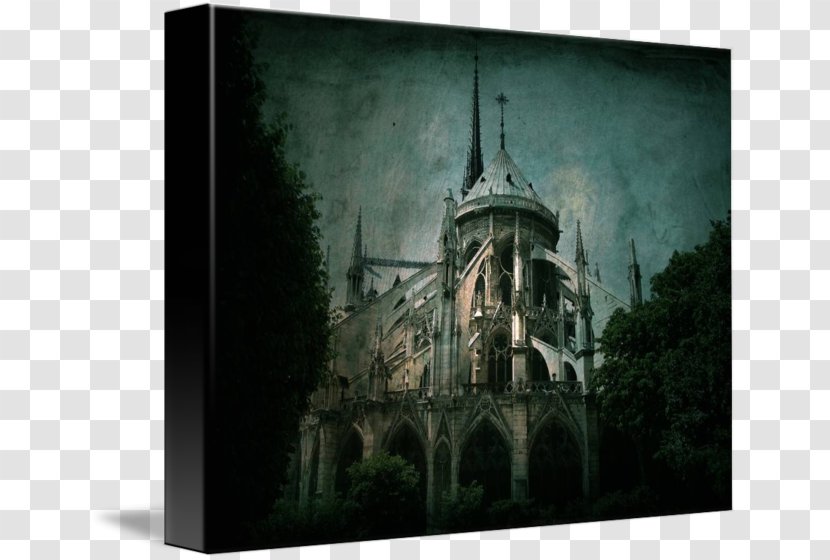 Notre-Dame De Paris Gothic Architecture Chapel Cathedral Facade Transparent PNG