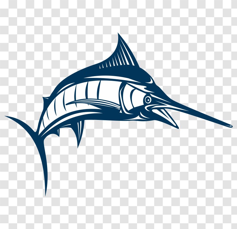 Atlantic Blue Marlin Fishing Clip Art - Vertebrate Transparent PNG