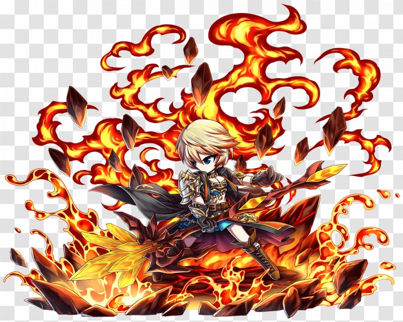 Brave Frontier Game Indonesia Android Fire - Wikia - Volcano Transparent PNG