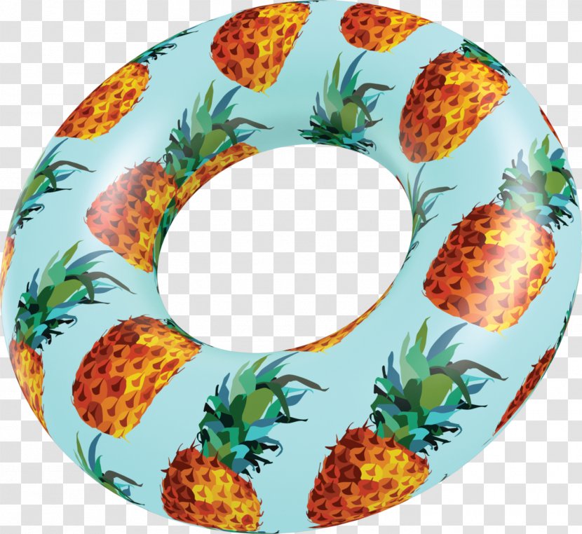 Pineapple Tropical Fruit Slice Swim Ring - Plastic Cup Transparent PNG