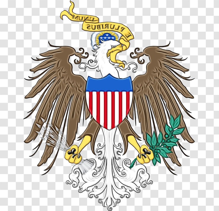 American Flag Background - Coat Of Arms The Russian Empire - Falconiformes Logo Transparent PNG