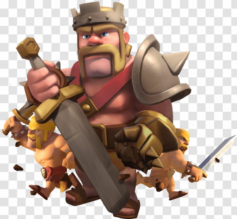 Clash Of Clans Royale Barbarian Goblin Game - King Transparent PNG