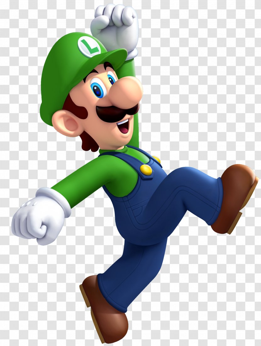 Super Mario Bros. 2 New U Wii - Luigi Transparent PNG