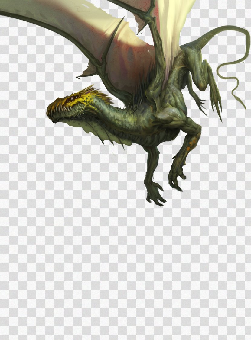 Chinese Dragon - Painted Green Dive Transparent PNG