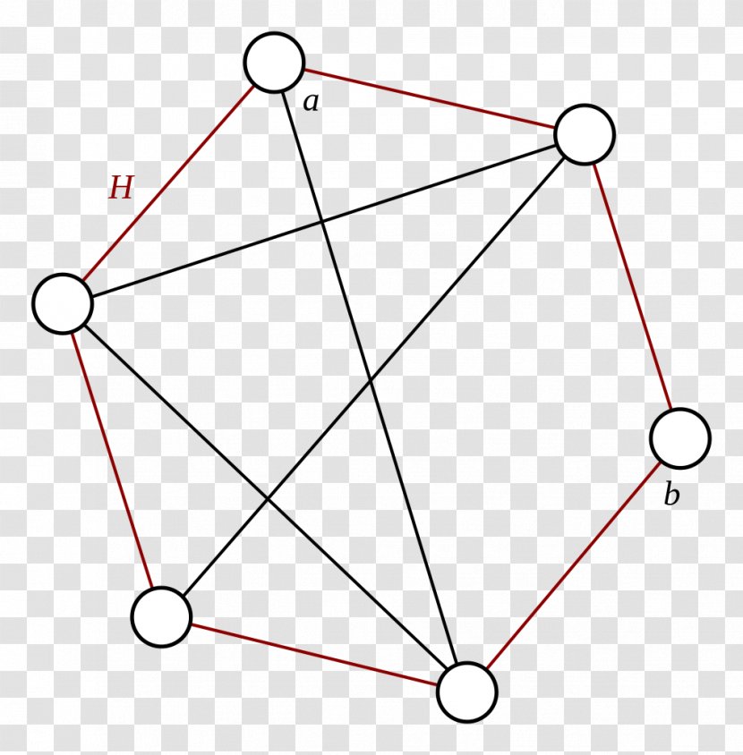 Graphe Hamiltonien Graph Theory Directed Chemin - Triangle Transparent PNG