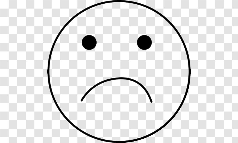 Coloring Book Frown Face Smiley Transparent PNG