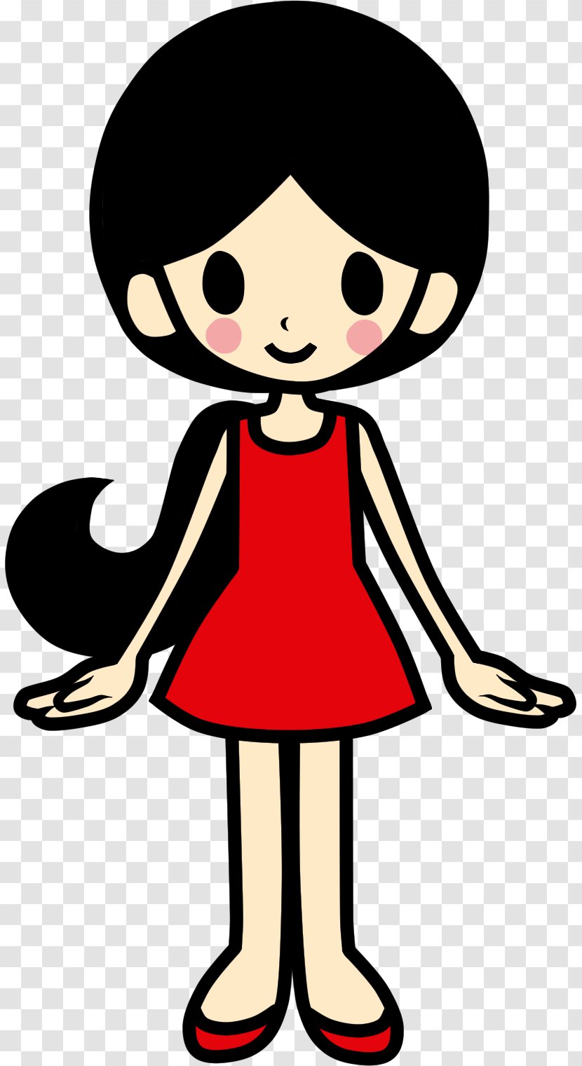 Hair Cartoon - Game - Black Transparent PNG