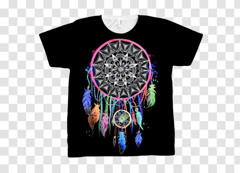 T-shirt Dreamcatcher Clothing All Over Print - Brand - Rainbow Dream Transparent PNG