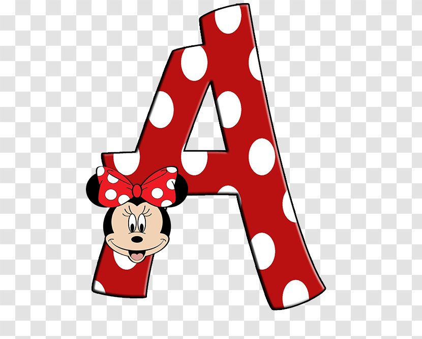 Minnie Mouse Alphabet Letter J - Watercolor Transparent PNG