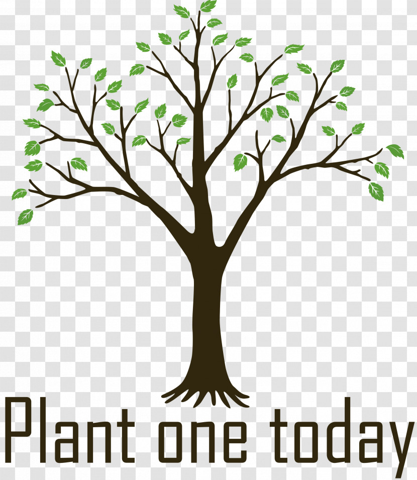 Plant One Today Arbor Day Transparent PNG