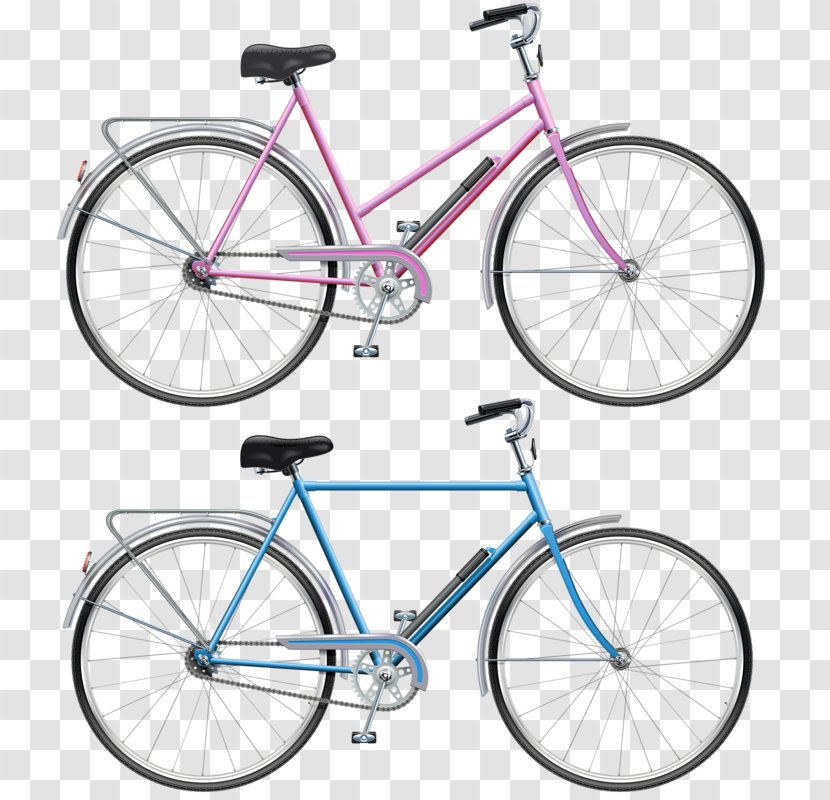Single-speed Bicycle Cycling Fixed-gear Road - Fixedgear - Hand-painted Transparent PNG